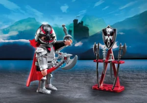 Knight and combat weapons