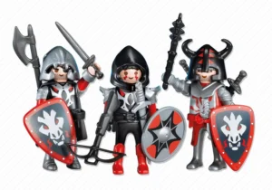 3 Red Dragon Knights