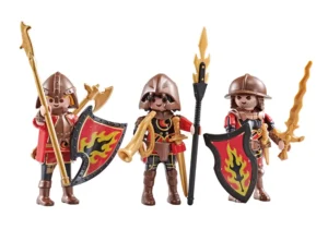 Three Burnham Raiders knights