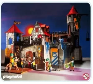Castle with drawbridge