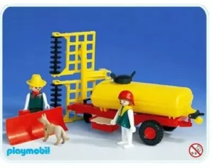Farm Trailer and Thresher