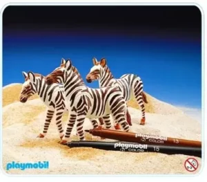 Color 3 Zebras