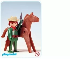 Cowboy with horse