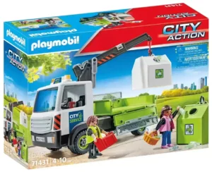 Glass Recycling Truck with Container