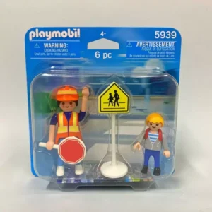 Crossing Guard with Child