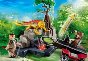 Treasure Hunter with Metal Detector