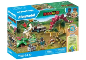 Research camp with dinos