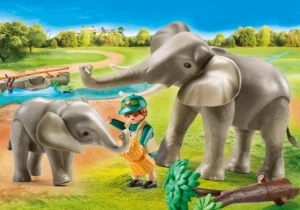 Elephant in farmed park