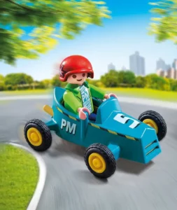 Boy with Go-Kart
