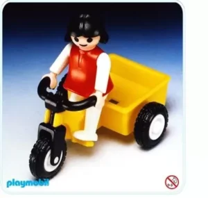 Girl and Tricycle