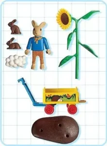 Easter Bunny with Wagon