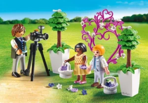Photographer with children