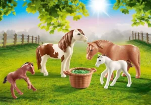 Ponies with foals