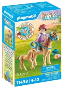 Child with Pony and foal