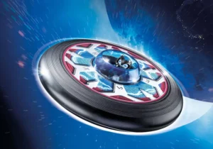 Celestial Flying Disk with Alien