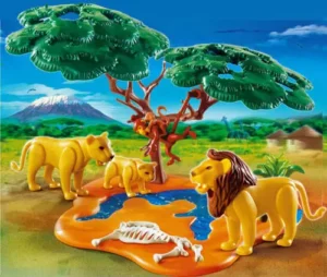 Lion Pride with Monkeys