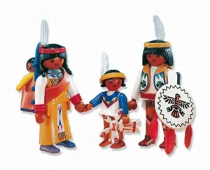 Native american family