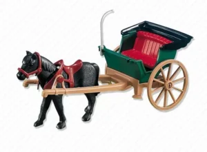 Single-axle Wagon with Horse
