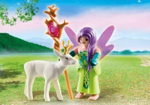 Fairy with enchanted deer