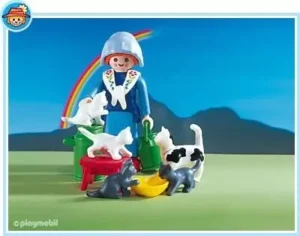 Milkmaid with Cats