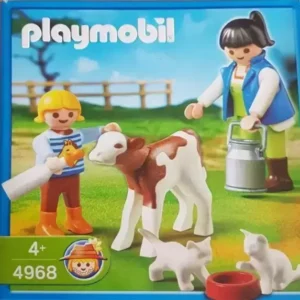 Calf Feeding Time