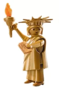 Golden Statue of Liberty