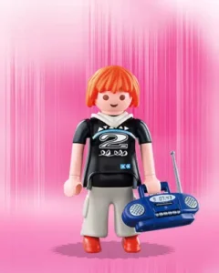Girl with radio