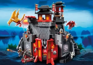 Imperial Fortress With Dragon