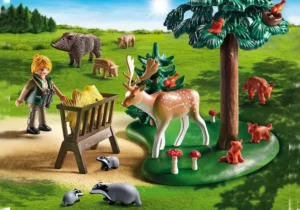Clearing with animal food