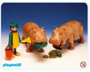 Hippos & Keeper