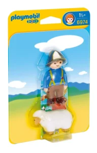 Shepherdess with sheep