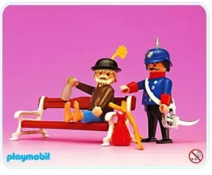 Hobo And German Policeman