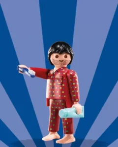 Man in pajamas