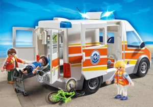 Ambulance with light and sound