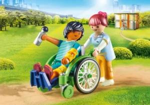 Patient in wheelchair