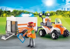 Quad with Rescue Trailer