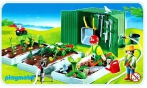 Plant Beds with Shed