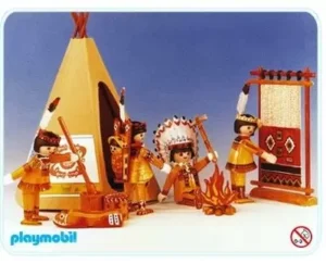 Indians with Teepee
