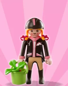 Young horse rider (girl)