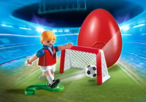 Soccer Player with Goal