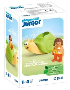 JUNIOR: Rocking Snail with Rattle Feature