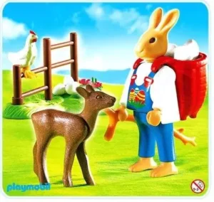 Bunny with Backpack
