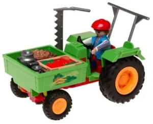 Tractor With Vegetables