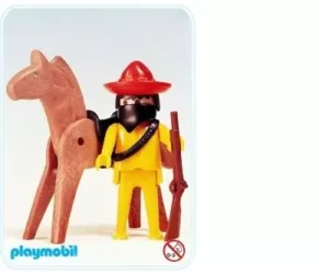 Mexican Bandit with Horse
