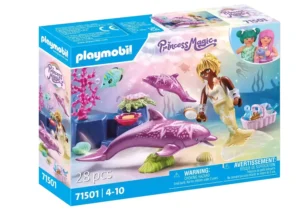 Mermaid with Dolphins