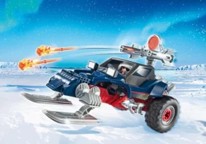 Ice Pirate with Snowmobile
