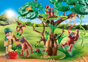 Oran-utans in tree