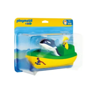 Fishing Boat with Whale