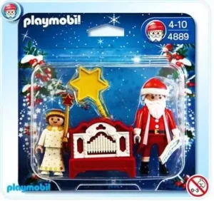 Little Angel and Santa Claus with Organ