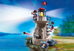 Lighthouse with Soldiers